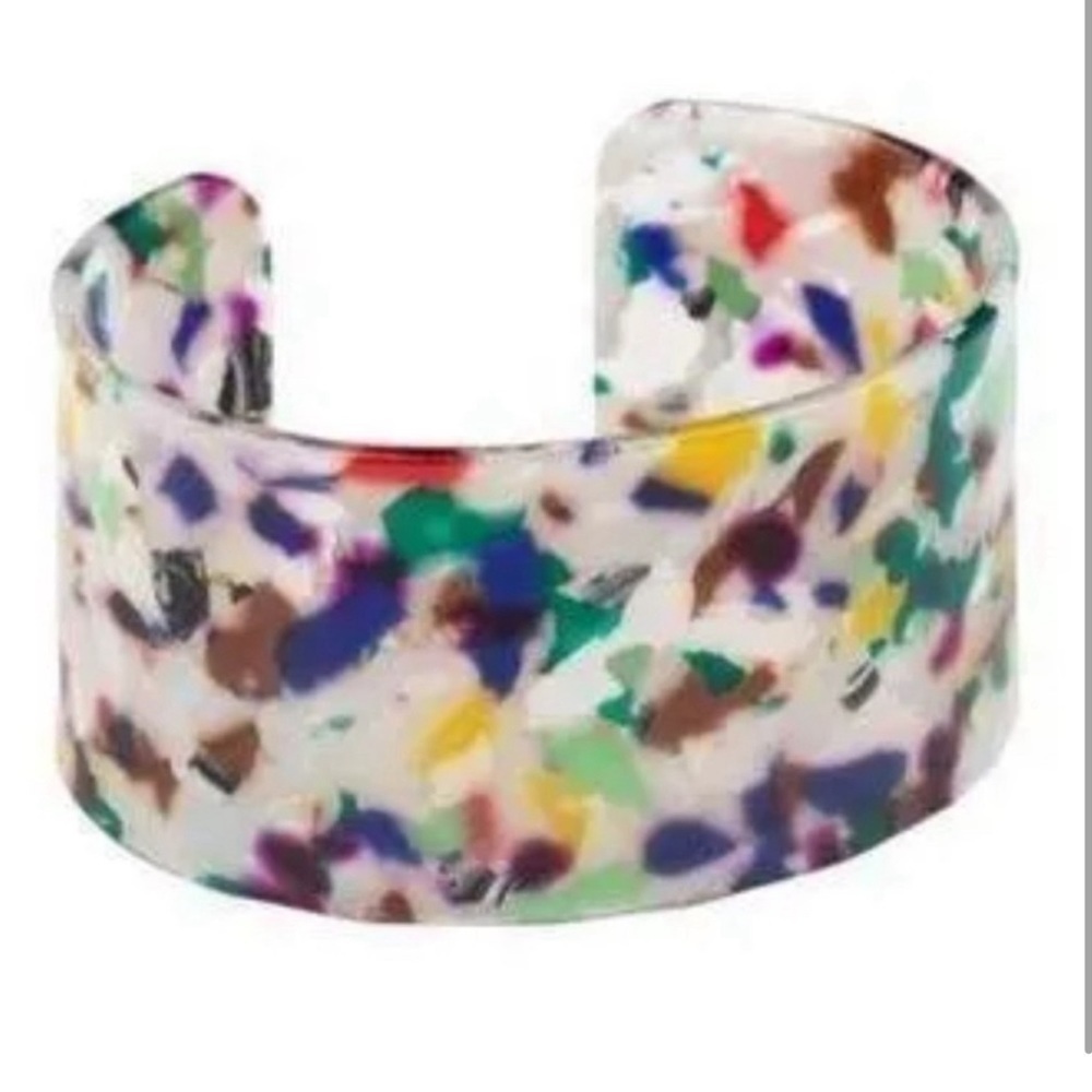 Cuff bracelet. Acrylic multicolored. NWOT